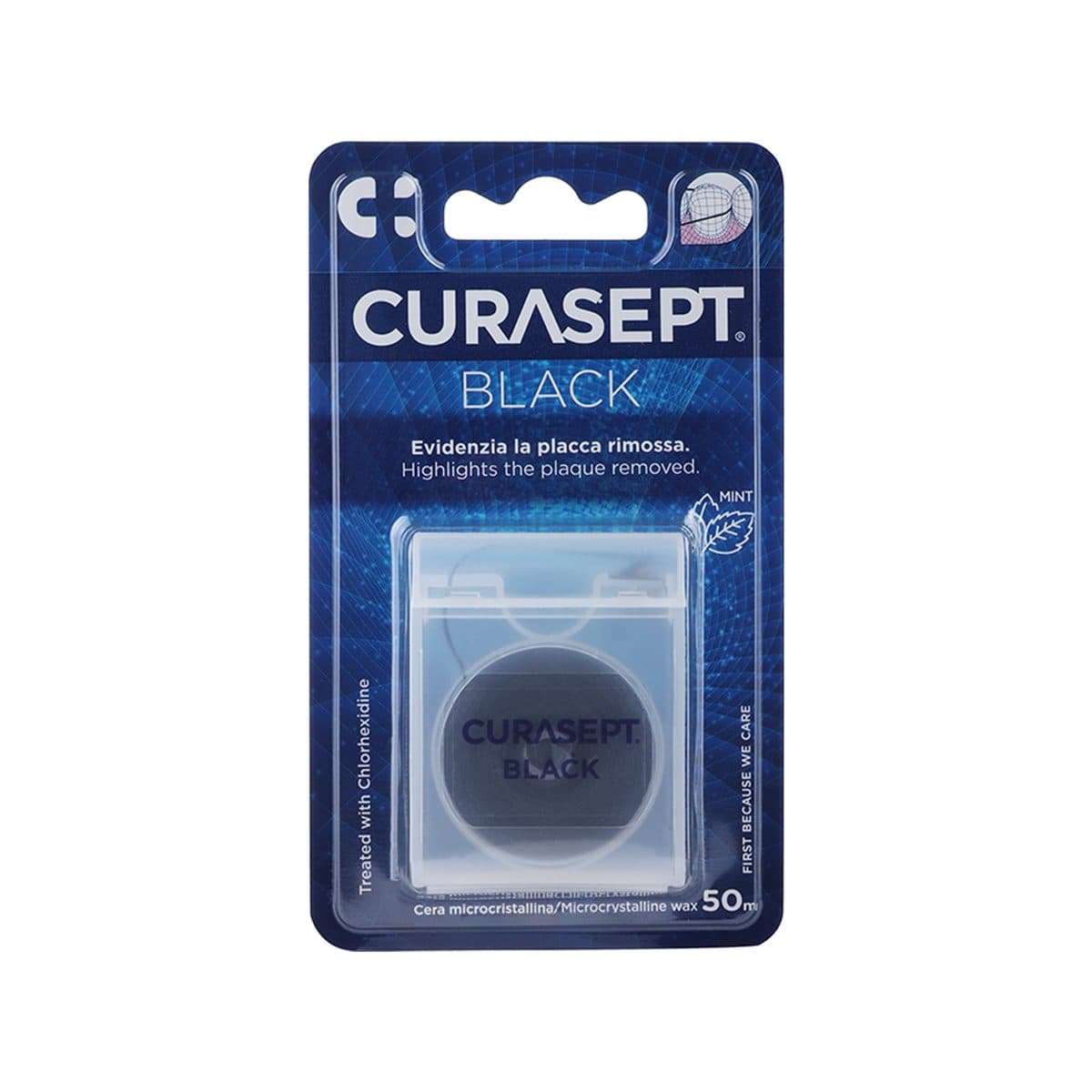 Curasept - Dental Floss Black