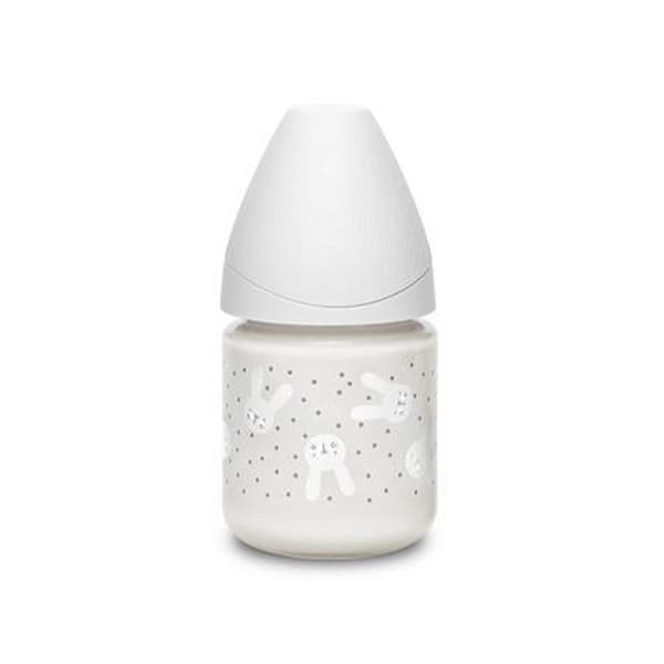 Suavinex - Shishe qelqi me biberon rrethor 120ml