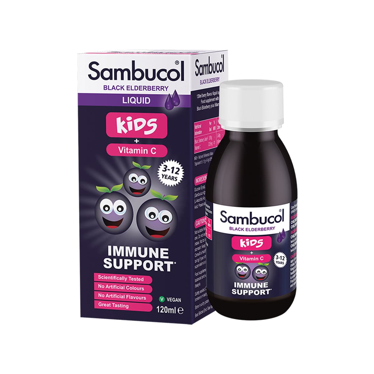 Sambucol - Kids Liquid (3-12 vjeç)