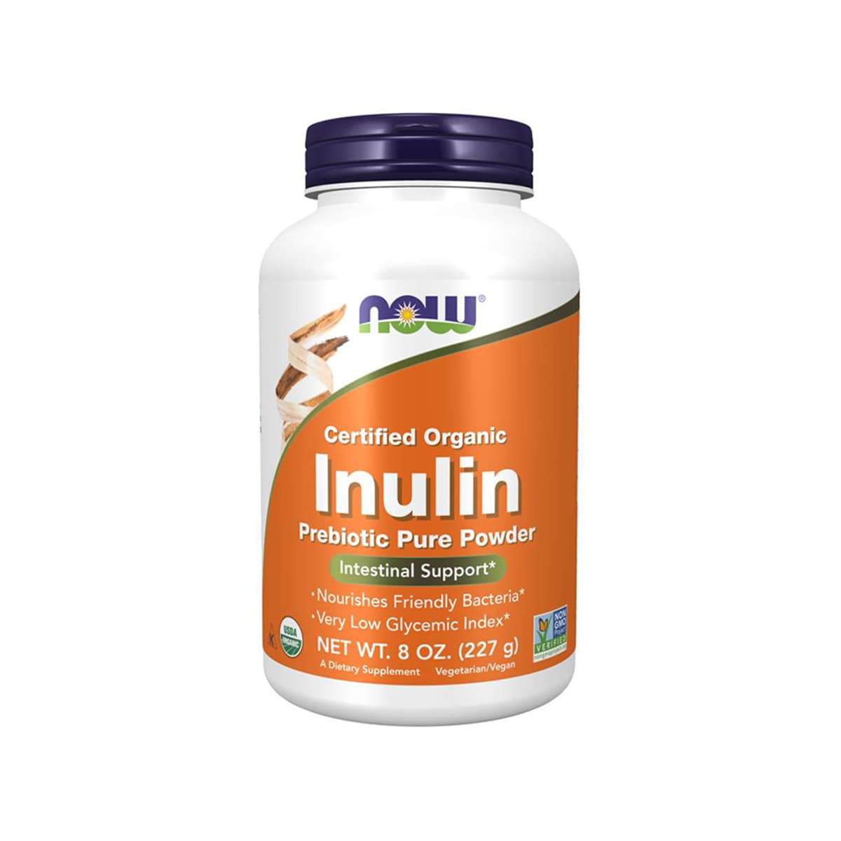 Now - Inulin Prebiotic Pure Powder