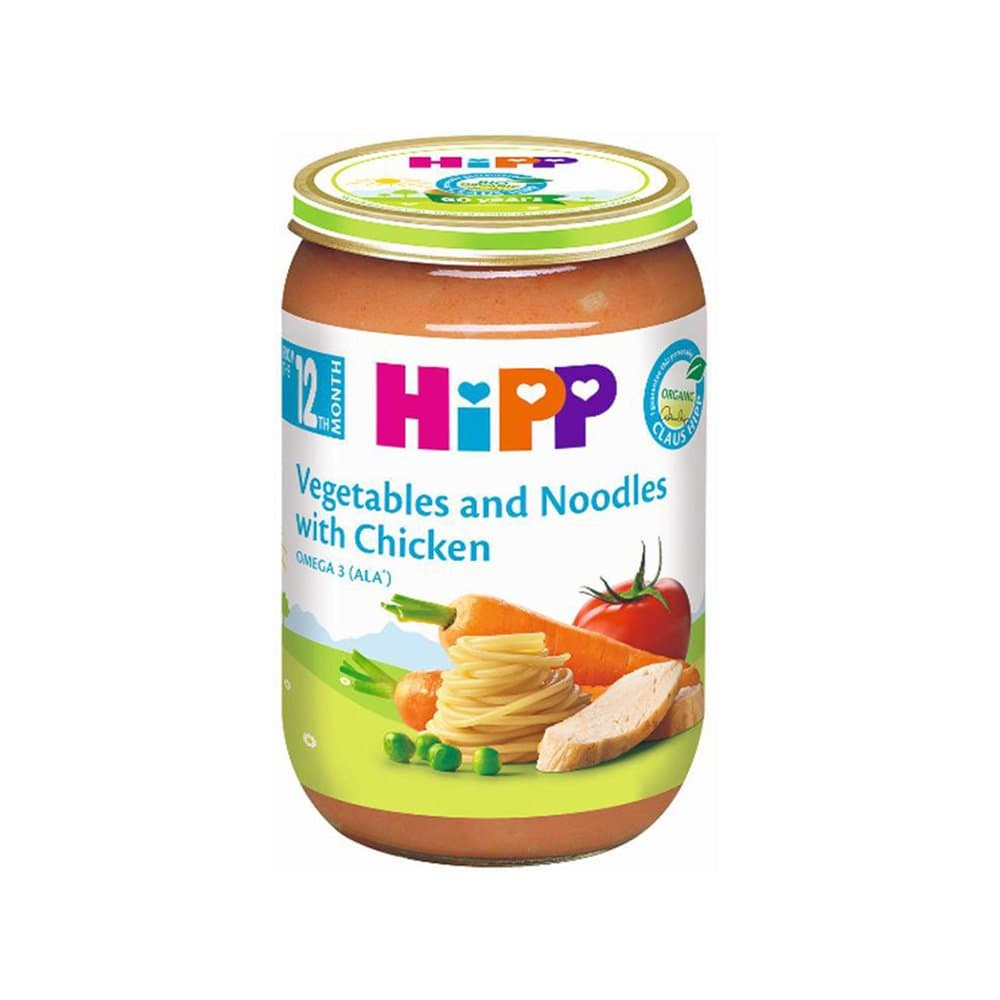 HiPP - Pure perimesh me makarona dhe pulë (12m+)