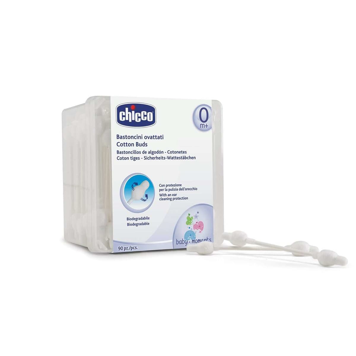 Chicco - Kunja pambuku për pastrimin e veshëve