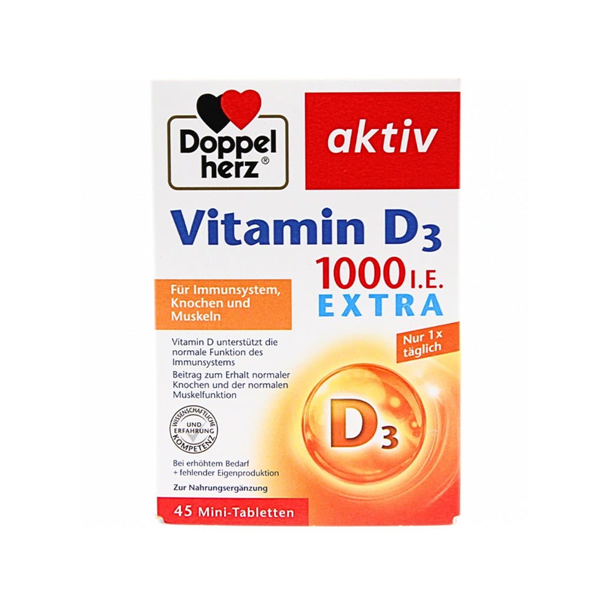 DoppelHerz - Vitamin D 1000IU