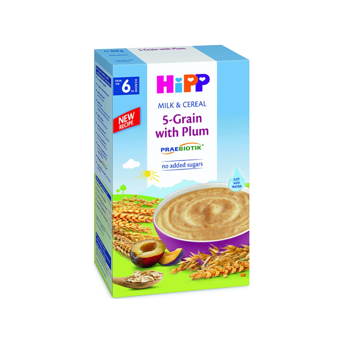 Hipp - Muhalebi 5 drithëra dhe kumbull (6m+)