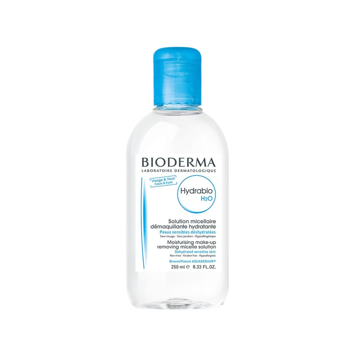 Bioderma - Hydrabio H2O Ujë micelar, pastrues dhe heqës i make up