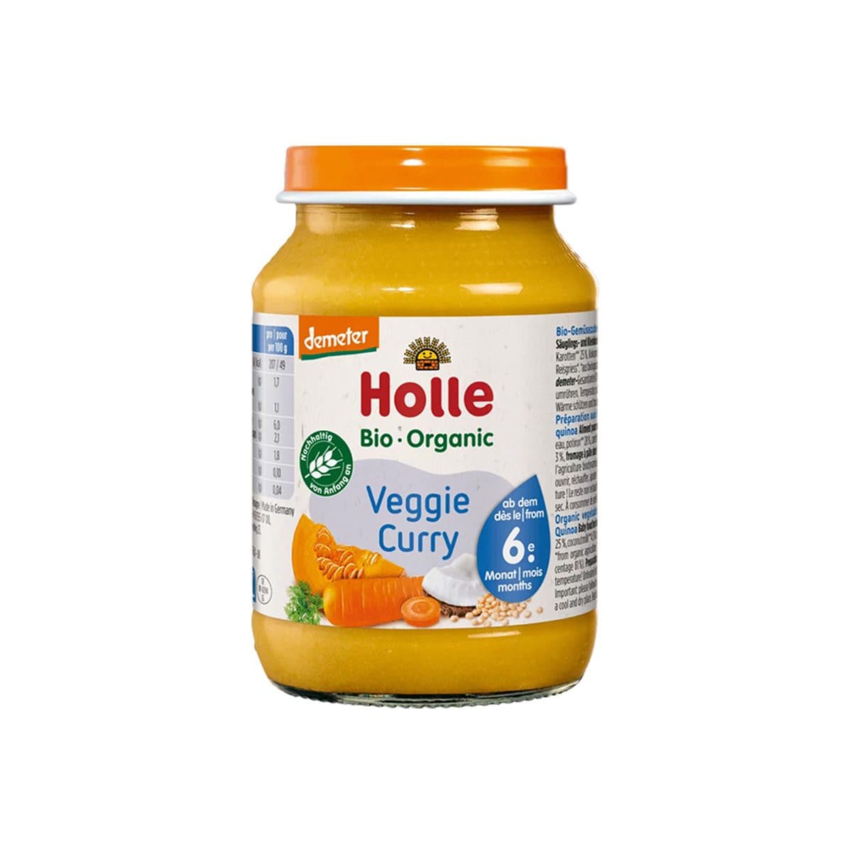 Holle - Veggie Curry (6m+)