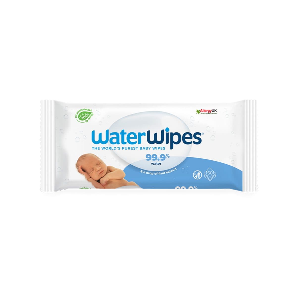 WaterWipes - Letra të lagura 99.9% ujë