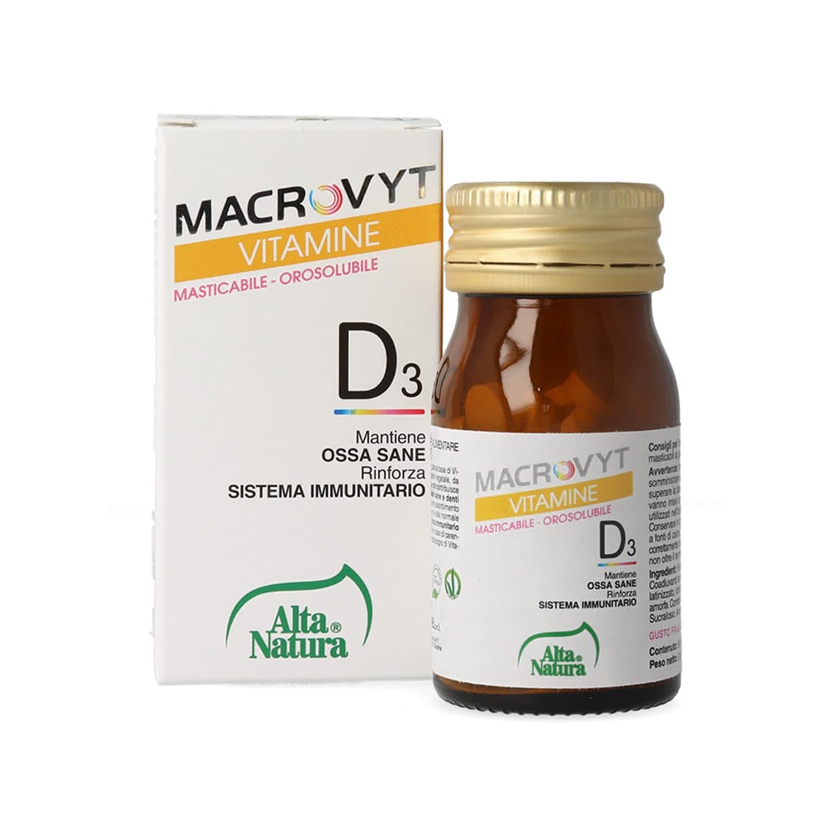 Alta Natura - Macrovyt D3 tableta të përtypshme