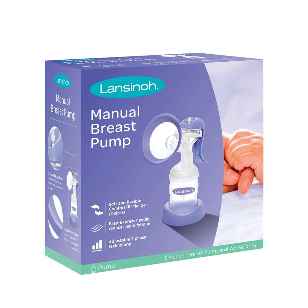 Lansinoh - Pompë manuale gjiri