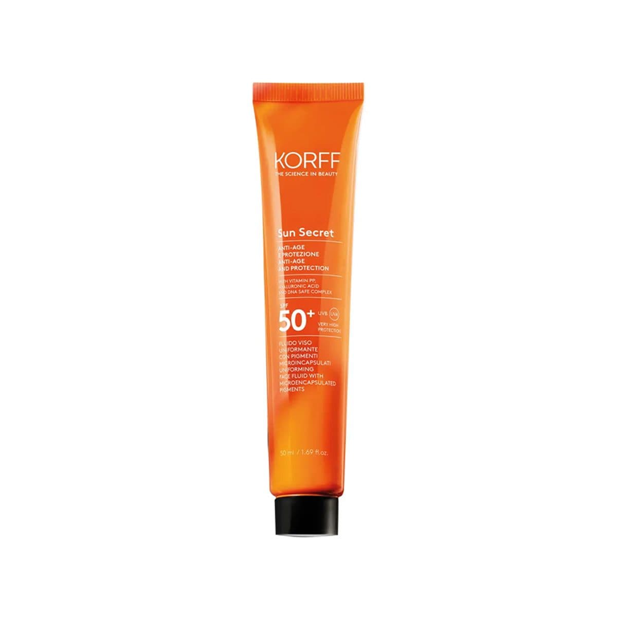 Korff - Sun Secret Uniforming Face Fluid (SPF 50+)