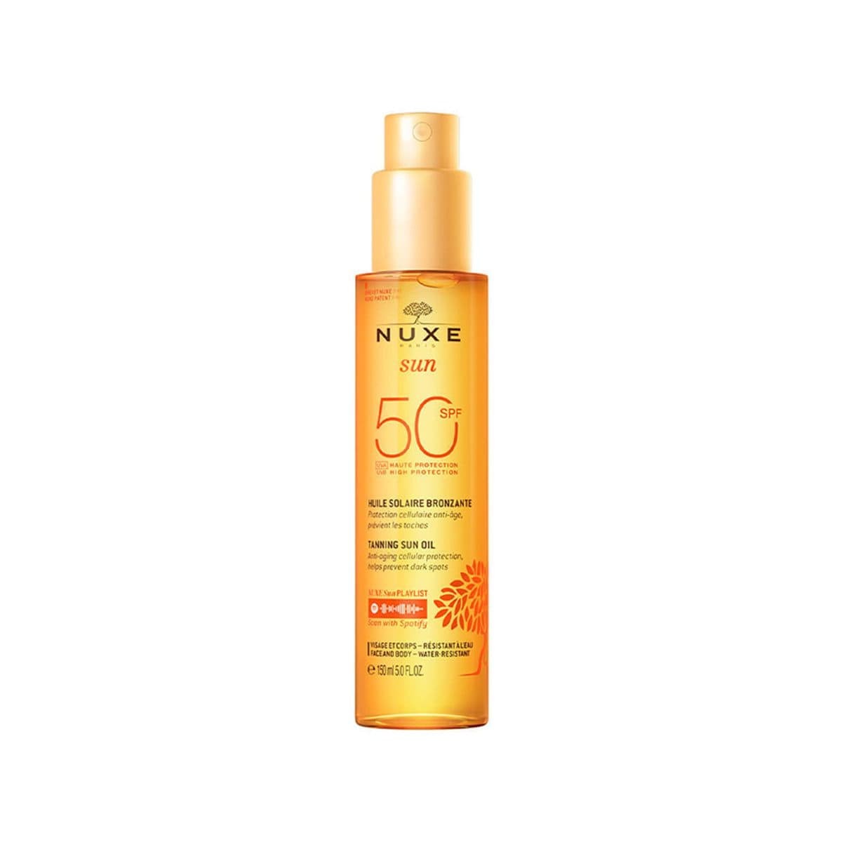 Nuxe - Vaj Nxirës për Fytyrë dhe Trup (SPF 50)