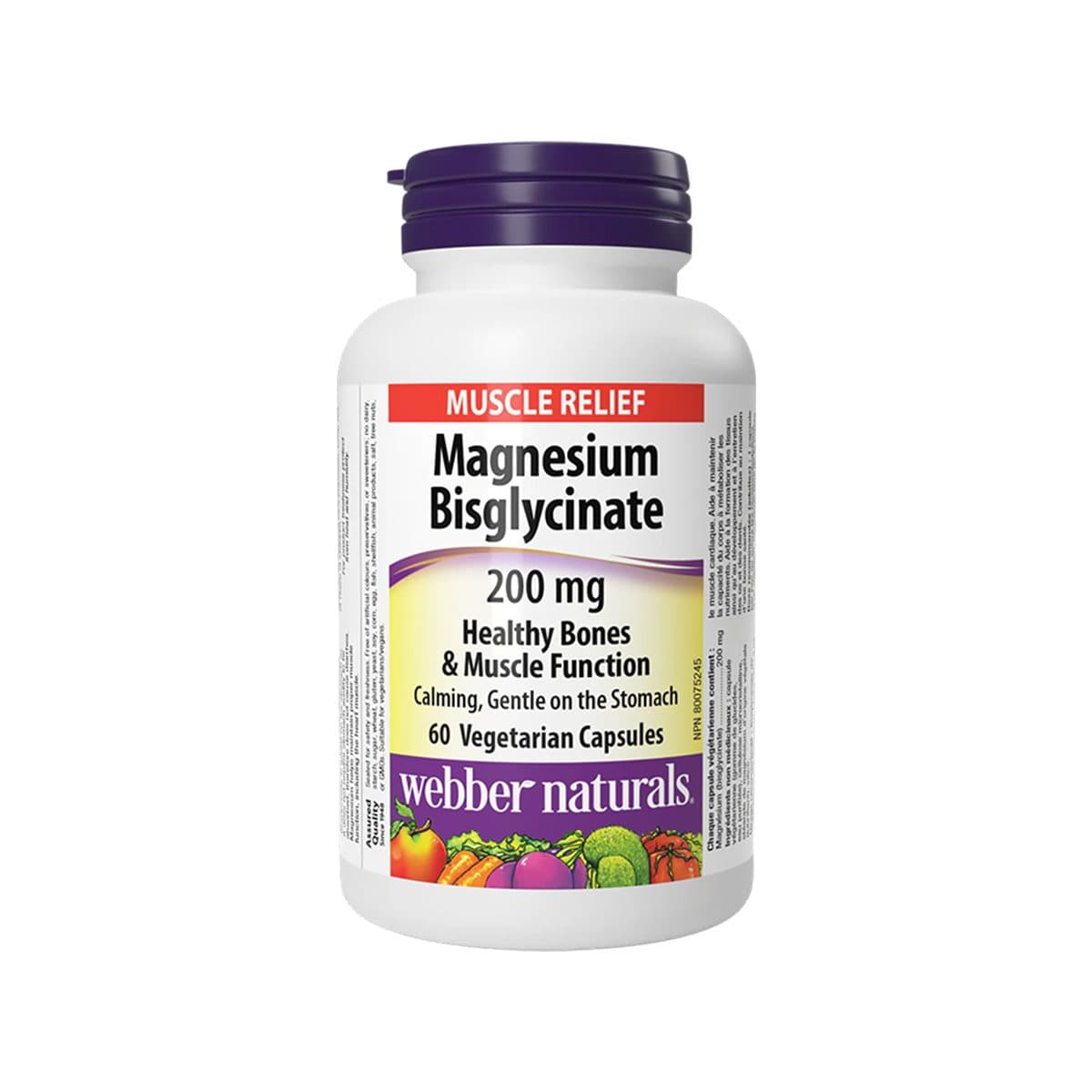 Webber Naturals - Magnesium Bisglycinate 200mg
