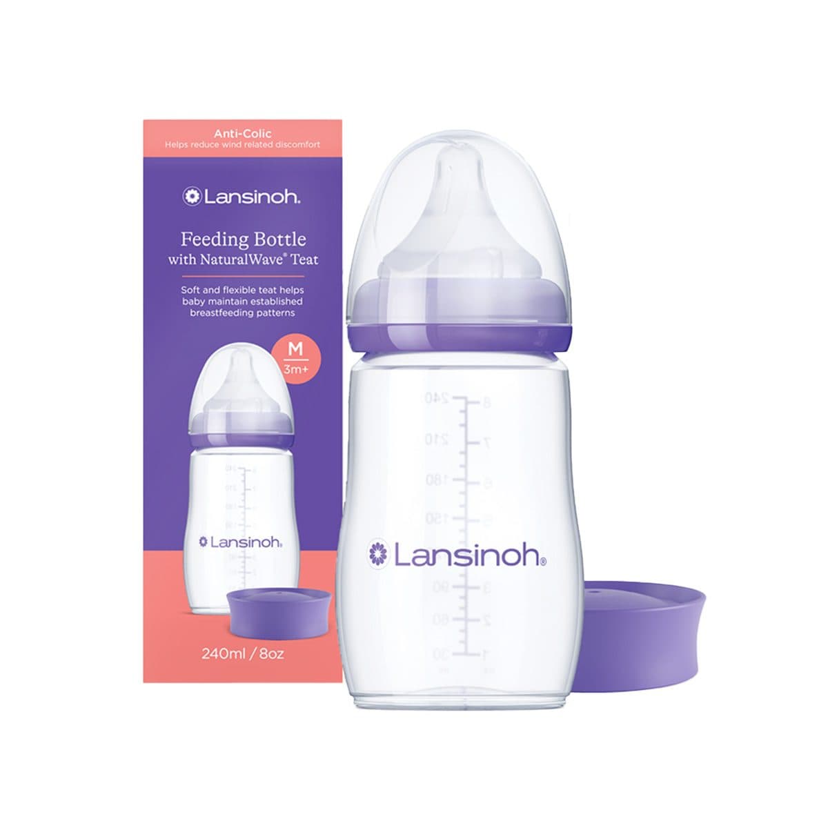 Lansinoh - Feeding Bottle, shishe plastike