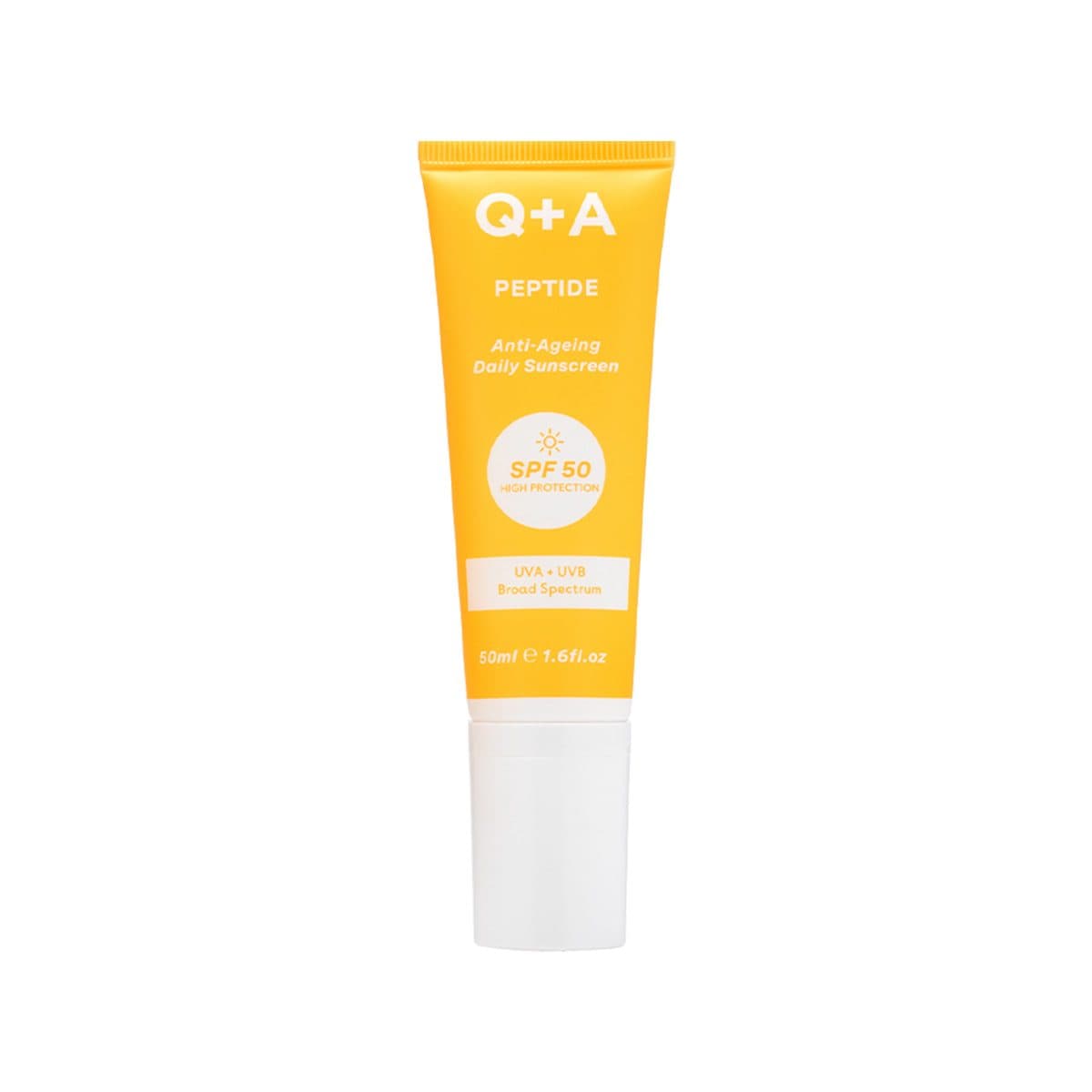 Q+A - Peptide Anti-Ageing Daily Sunscreen (SPF 50)