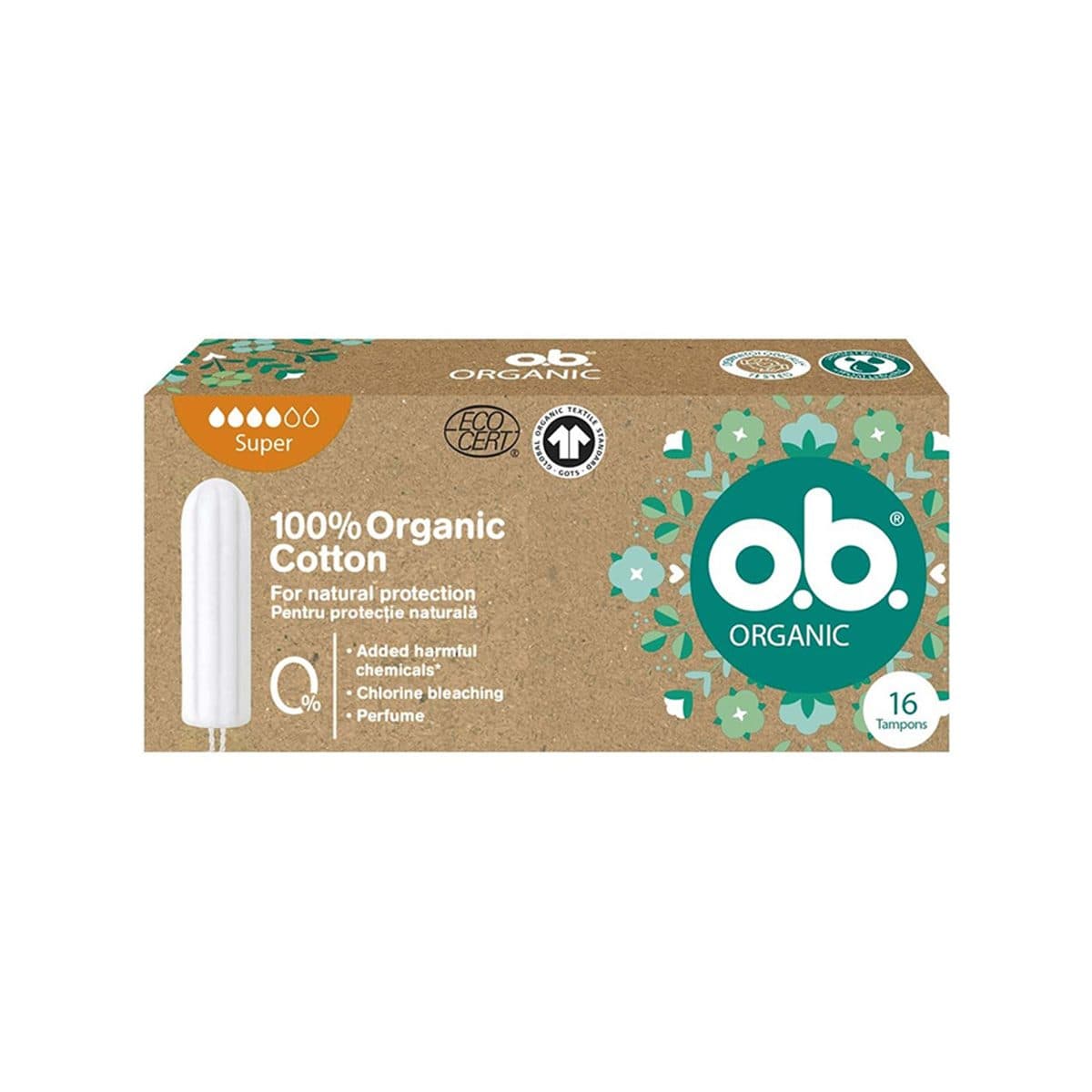O.B. - Organic Tampons (Super)