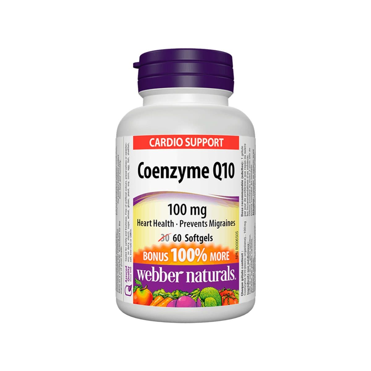 Webber Naturals - Co-Enzyme Q10 100mg