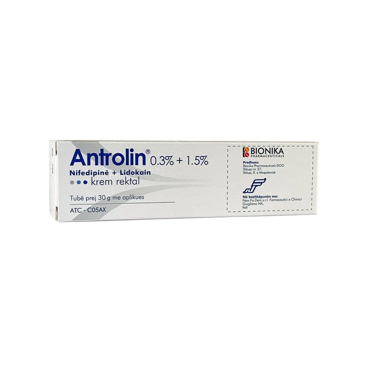 Bionika - Antrolin Rectal Cream