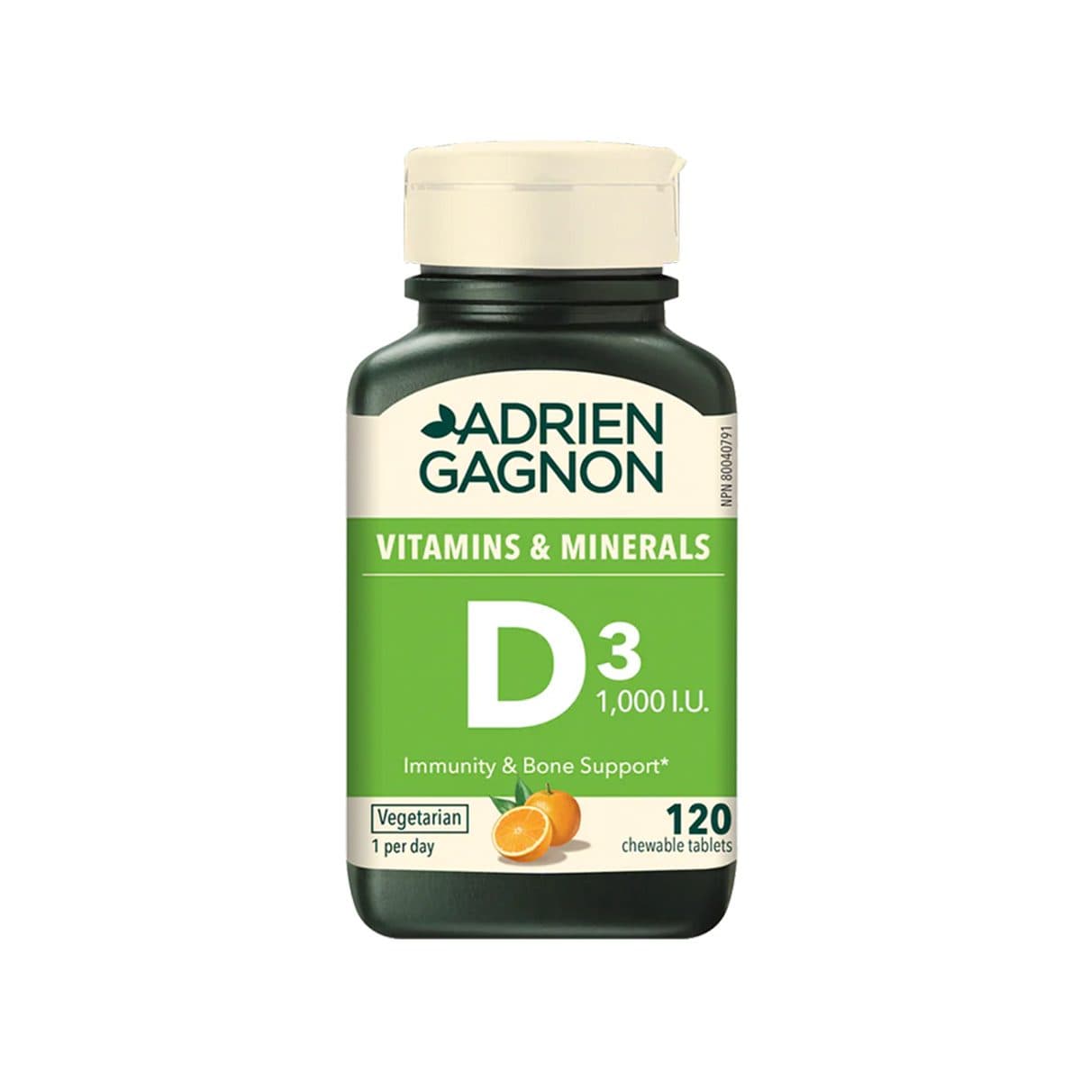 Adrien Gagnon - Vitamin D 1000IU (tabletë e përtypshme)