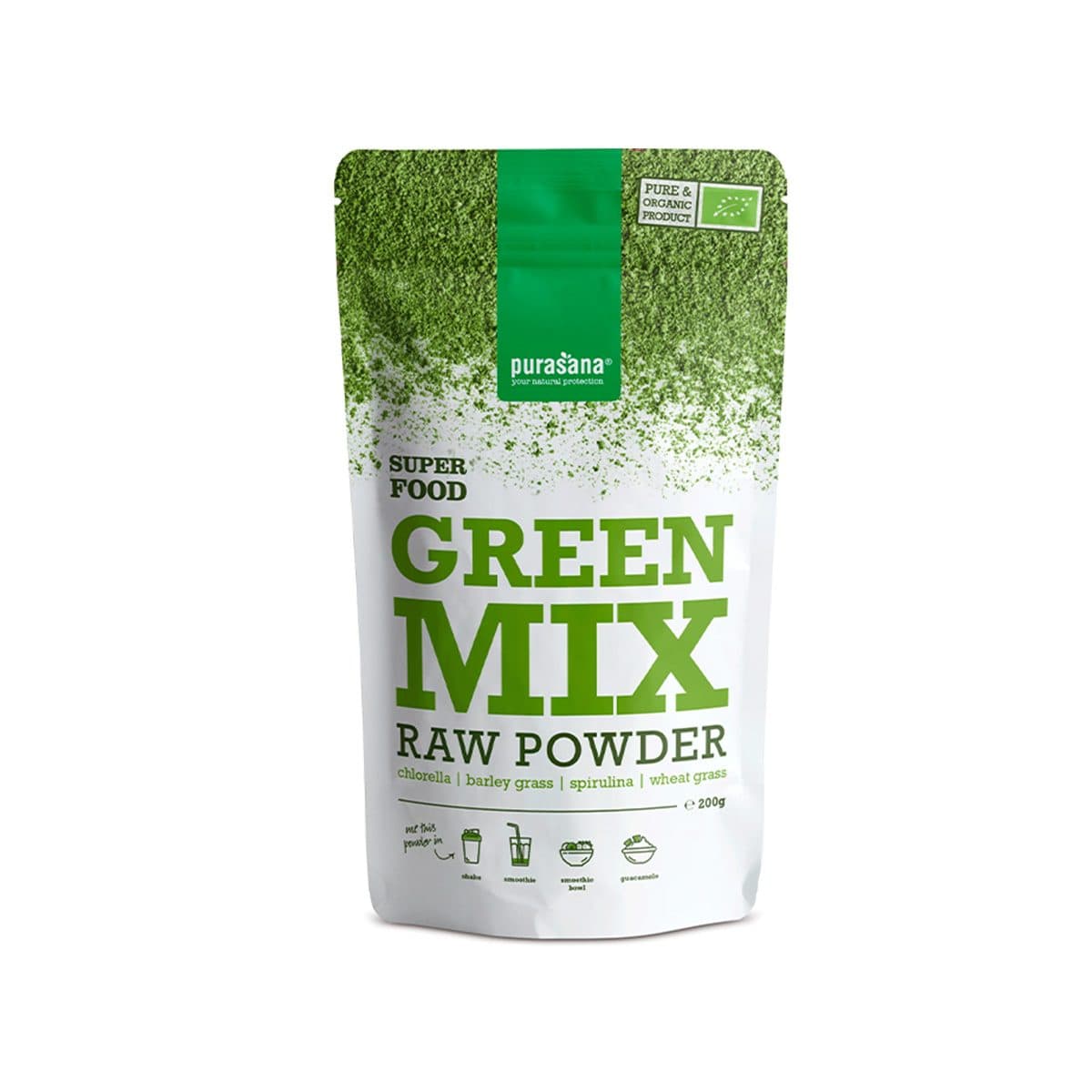 Purasana - Green Mix Raw Powder