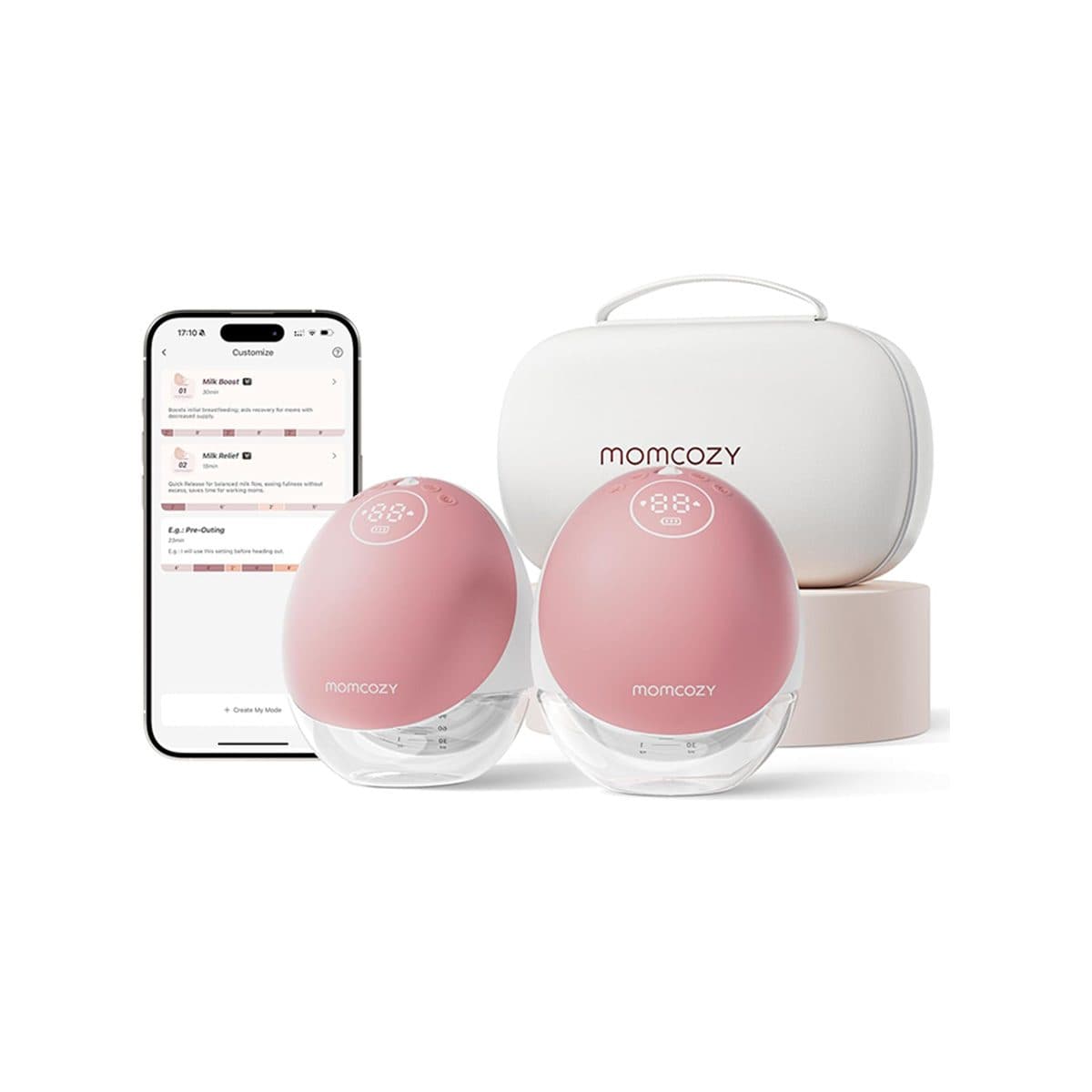 Momcozy - M9 Hands-Free Breast Pump Mobile Flow