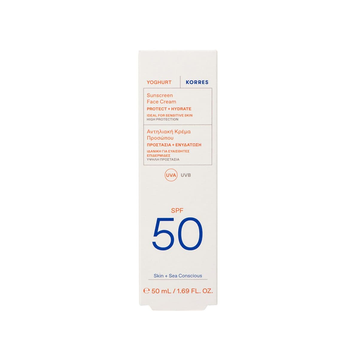 Korres - Yoghurt Face Sunscreen Cream ( SPF 50+)