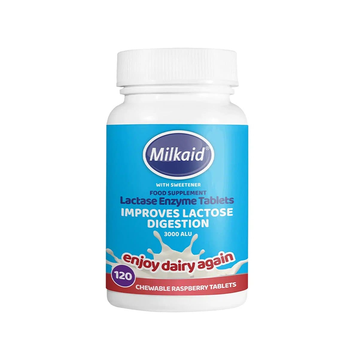 Milkaid - Lactase Enzyme Tablets