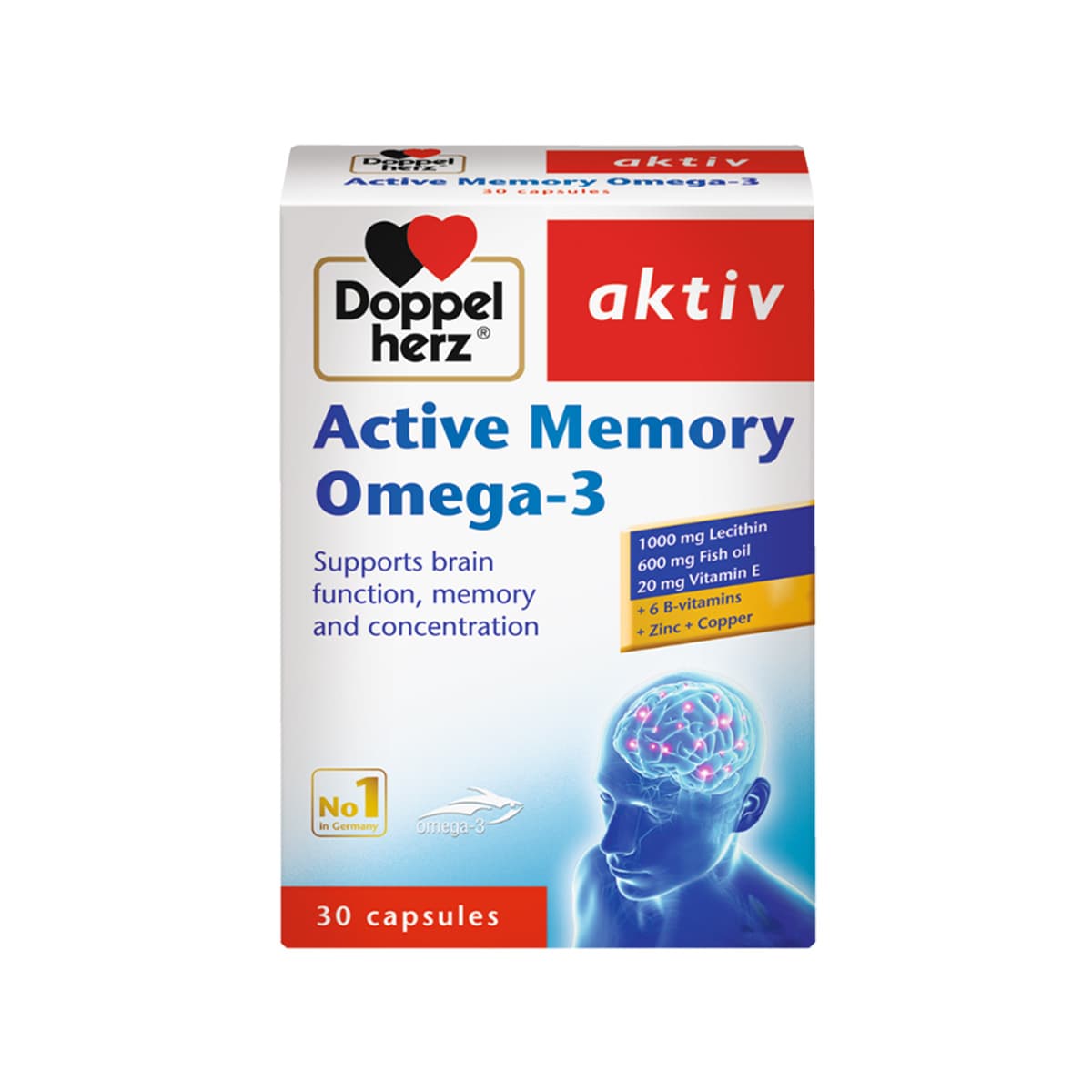 DoppelHerz - Active Memory Omega-3