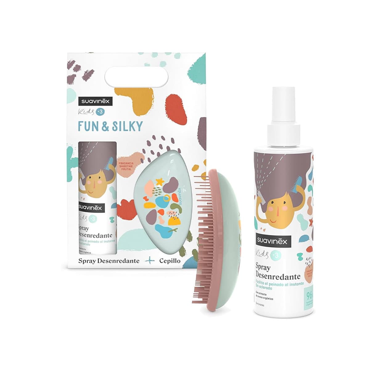 Suavinex - Kids Fun & Silky Spray + Krehër