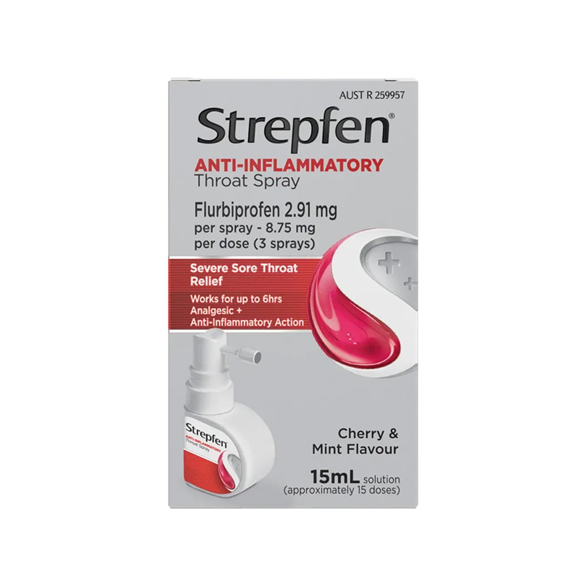 Strefen - Cherry & Mint Oromucosal Spray