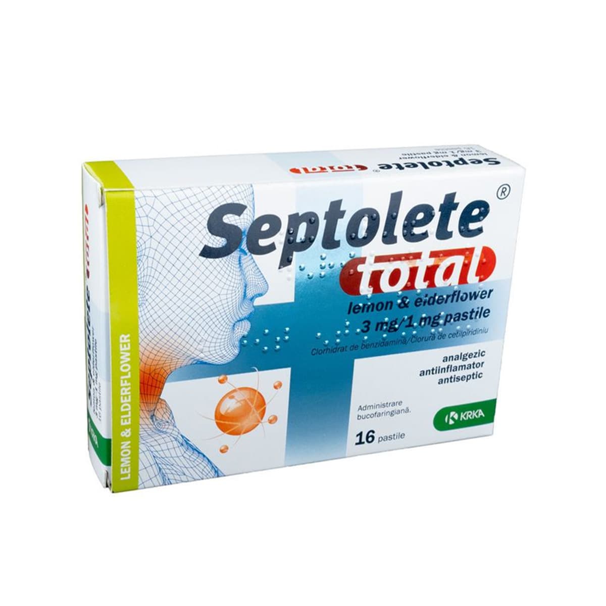 KRKA - Septolete Total Lemon & Elderberry