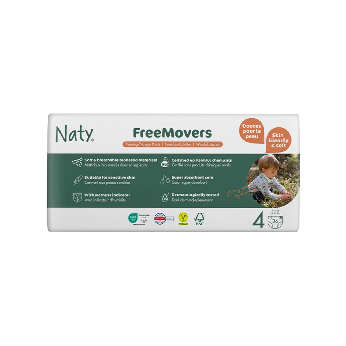 Naty - FreeMovers Training Pants (paketim i madh)