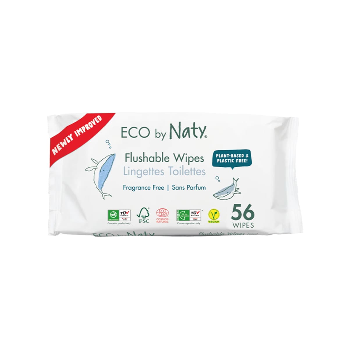 Naty - Flushable Wipes
