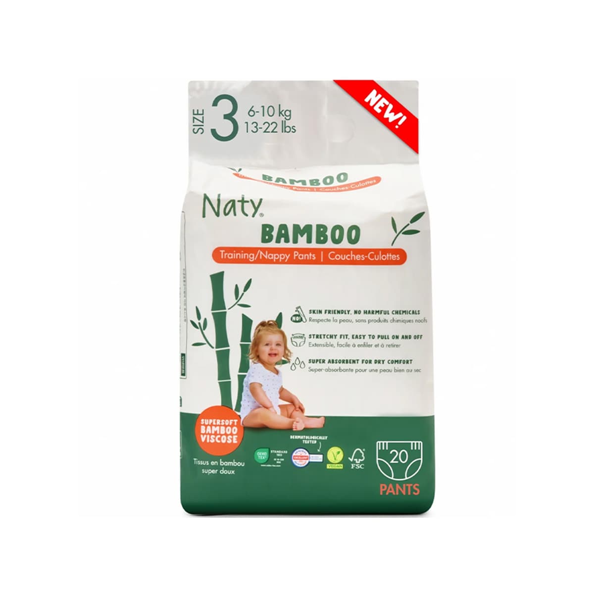 Naty - Bamboo Training Pants