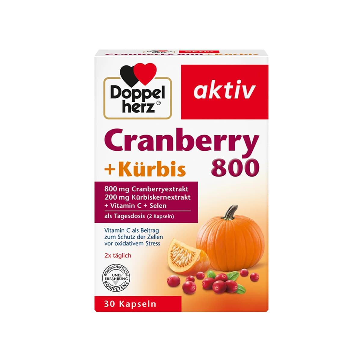 Doppelherz - Cranberry + Kürbis