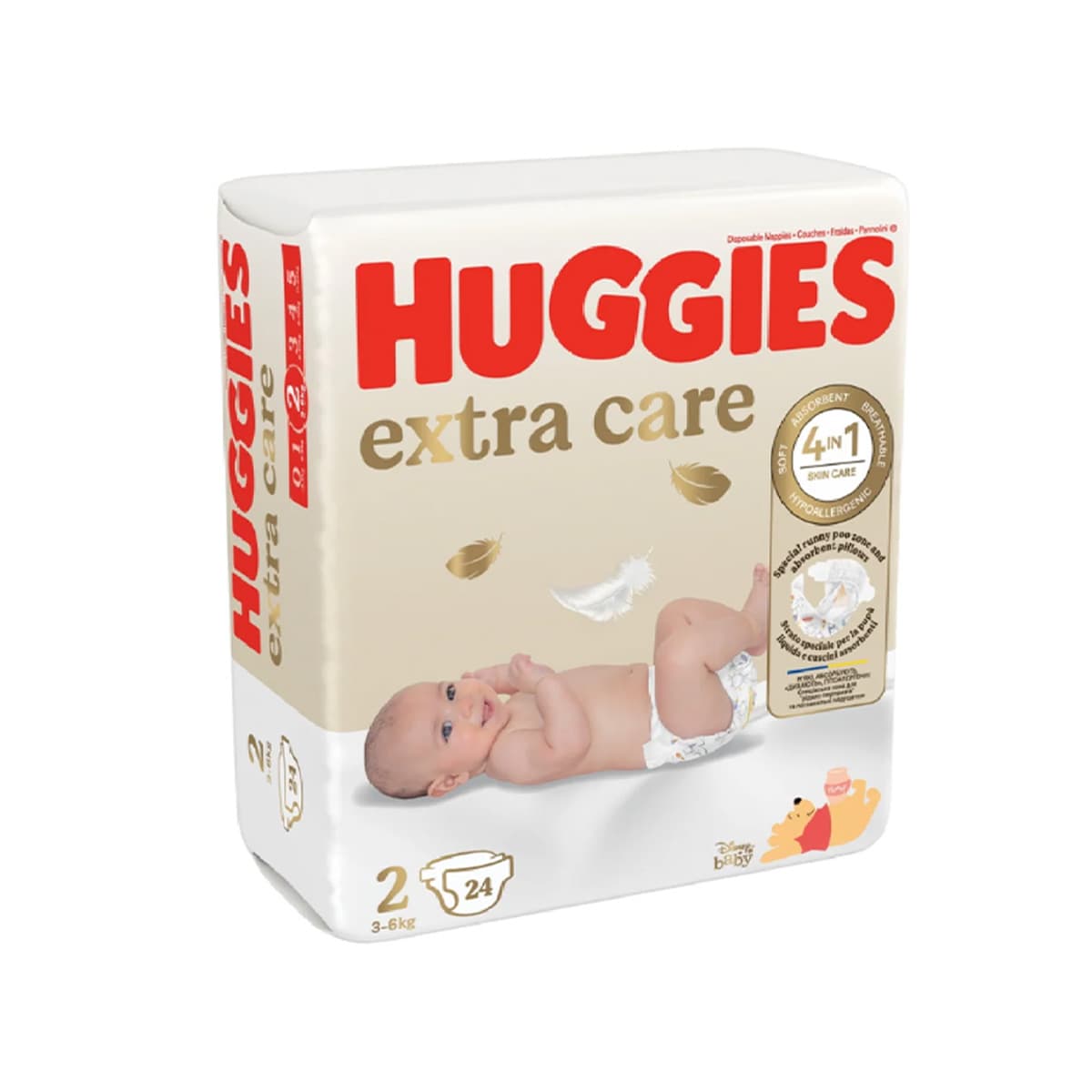 Huggies - Extra Care Diapers 2 (3-6kg)