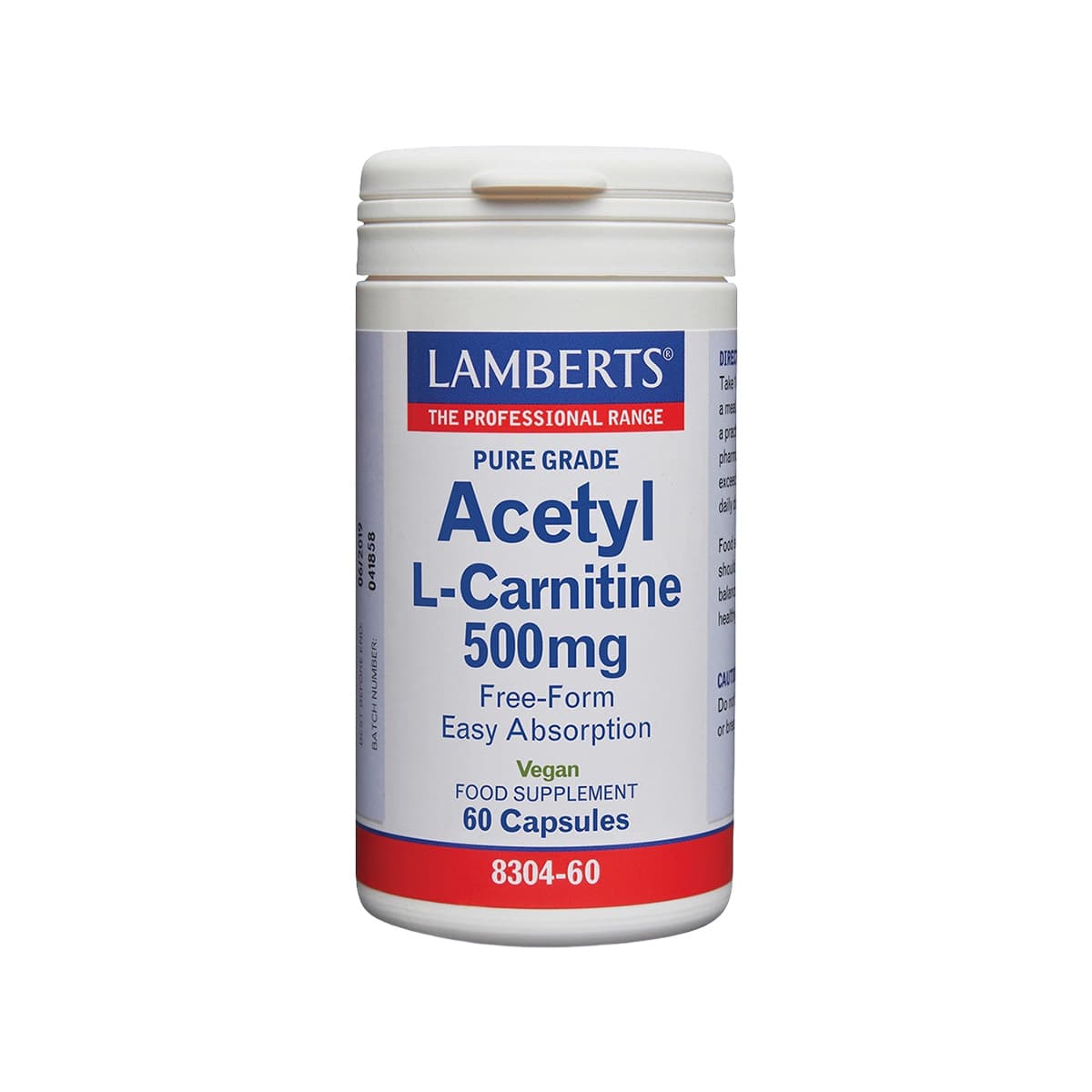 Lamberts - Acetyl L-Carnitine 500mg
