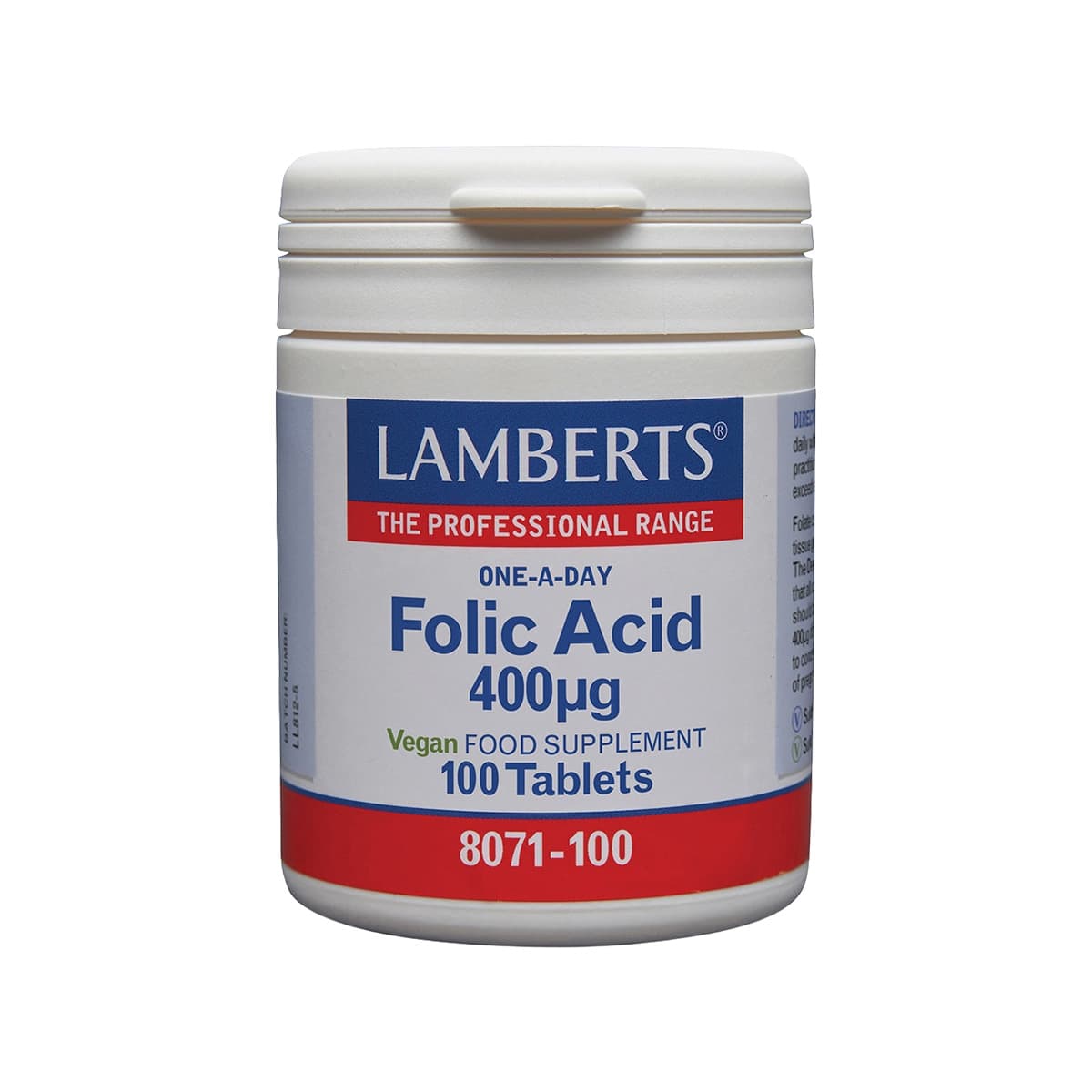 Lamberts - Folic Acid 400mcg