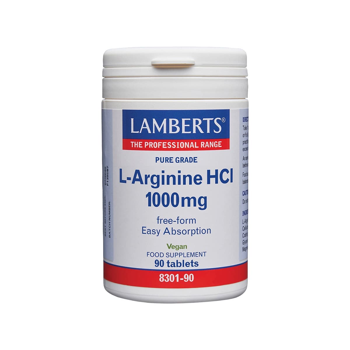 Lamberts - L-Arginine HCl 1000mg