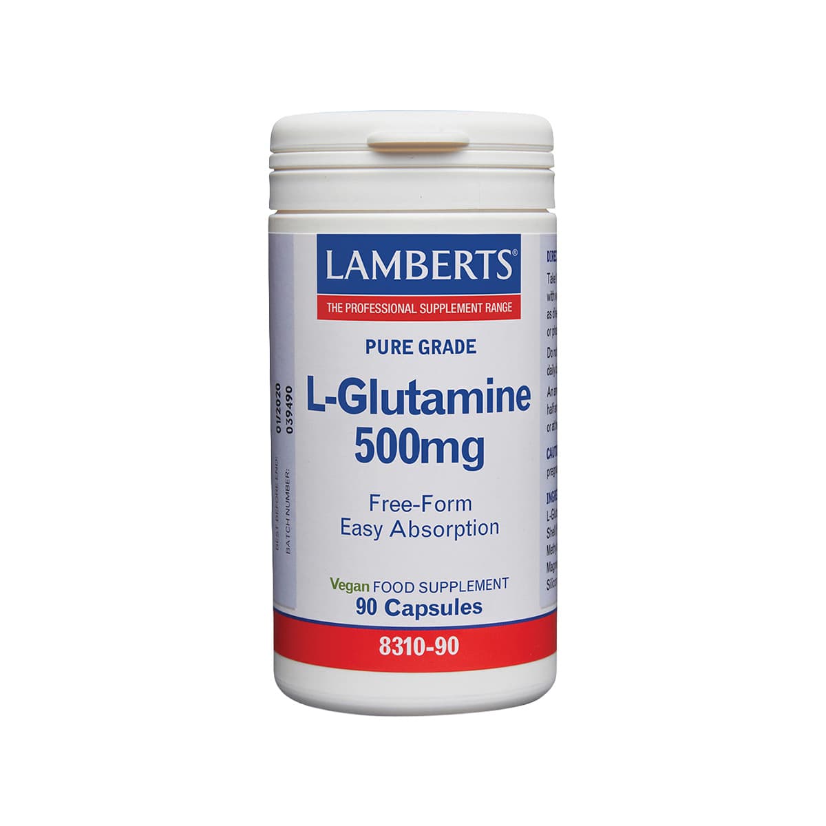 Lamberts - L-Glutamine 500mg