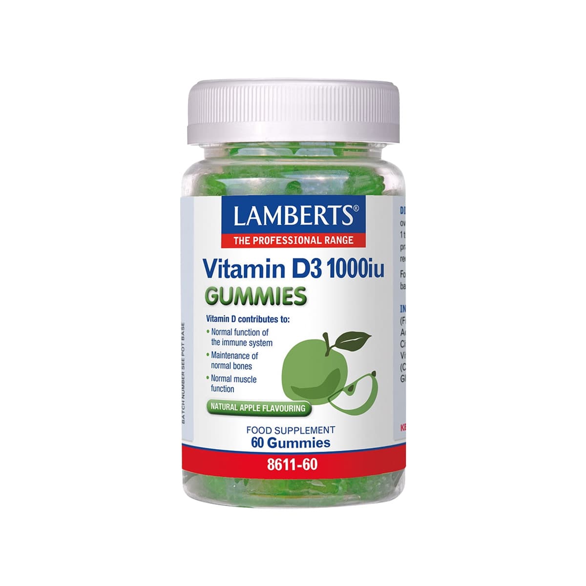 Lamberts - Vitamin D3 Gummies 1000IU