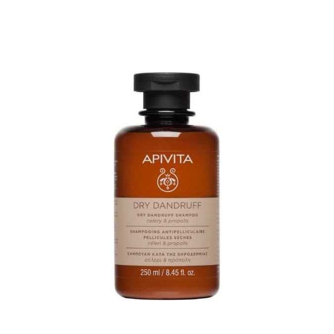 Apivita Dry Dandruff Shampoo -Shampo për zbokth të thatë me selino & propolis, imazhi 1