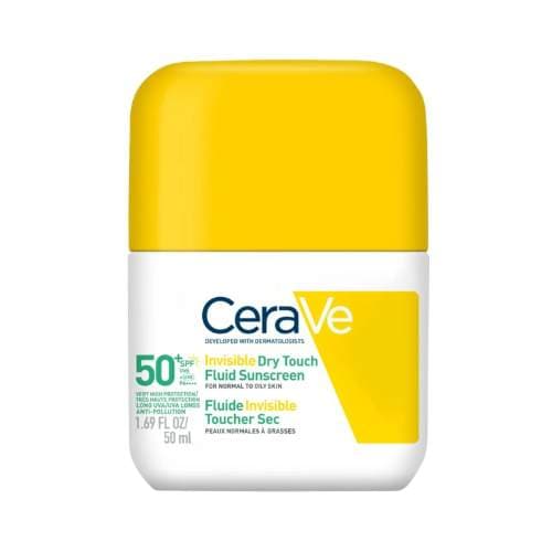 Cerave Invisible Dry Touch Fluid Sunscreen For Normal To Oily Skin SPF 50+, imazhi 1