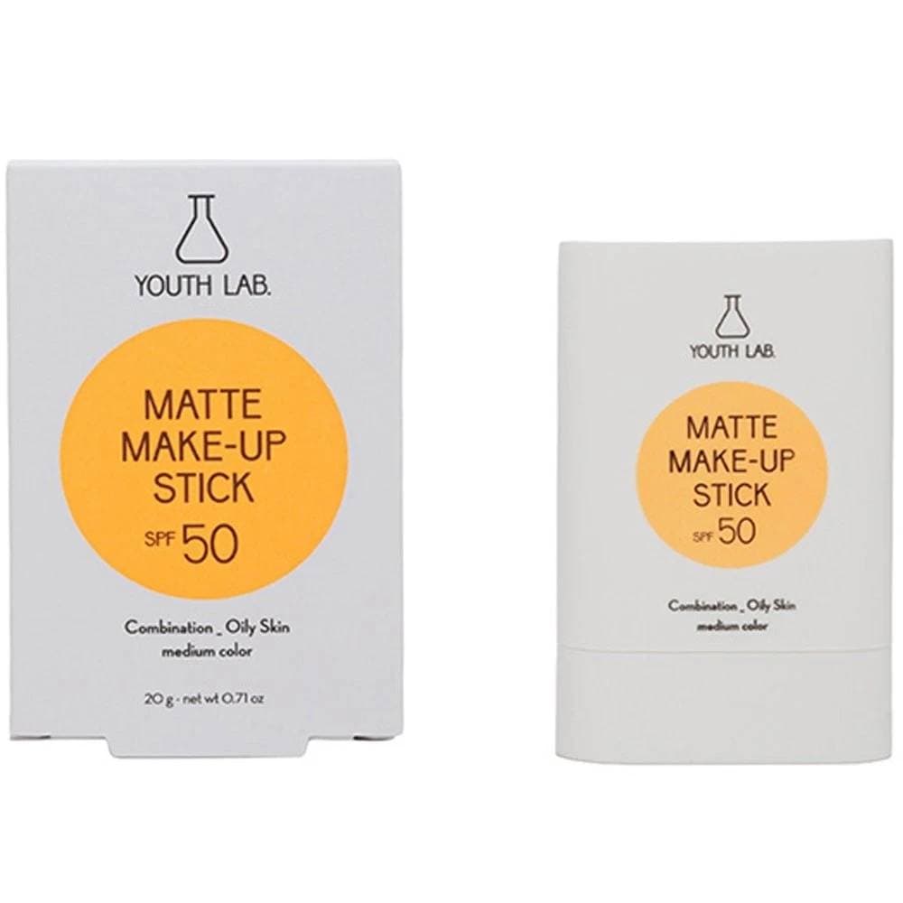 Youth Lab Matte Make Up Stick SPF 50+ Medium Color Combination To Oily Skin 20 g, imazhi 1