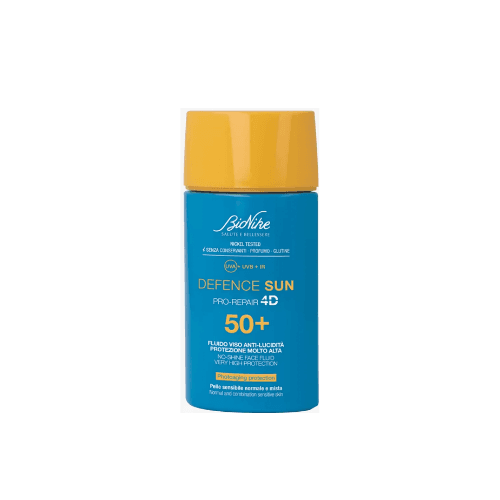 BIONIKE DEFENCE SUN PRO REPAIR 4 D 50 + NO SHINE FACE FLUID 50 ML, imazhi 1