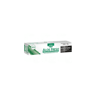 ESI ALOE FRESH TOOTHPASTE WHITENING WITH BAMBOO CHARCOAL X100 ML, imazhi 1