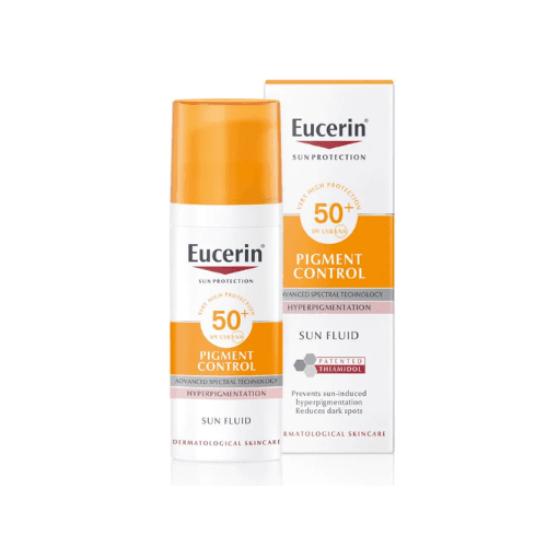 EUCERIN Sun Protection SPF 50+ Pigment Control fl 50 ml ( sun fluid all skin types ), imazhi 1