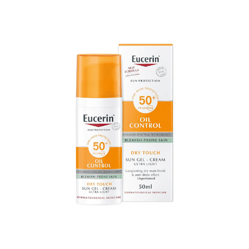 Eucerin Oil Control SPF50+ Dry Touch Face Sun Gel-cream 50 ml, imazhi 1
