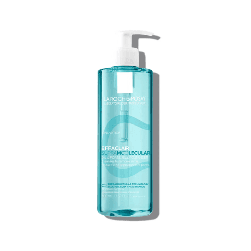 LA ROCHE POSAY EFFACLAR SUPRAMOLECULAR OIL & PORES JELLY CLEANSER 400 ML, imazhi 1