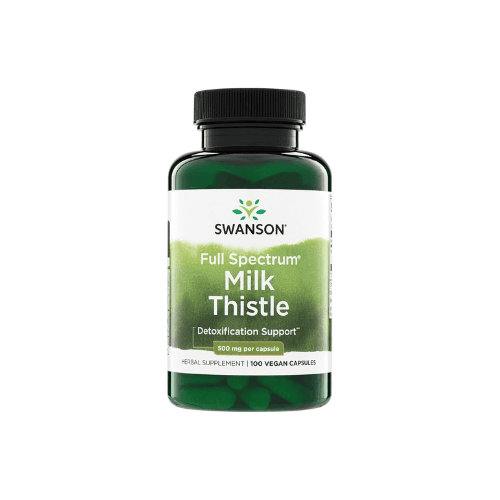 Swanson Milk Thistle Detoxification Support 500 Mg x 100 Vegan Capsules, imazhi 1