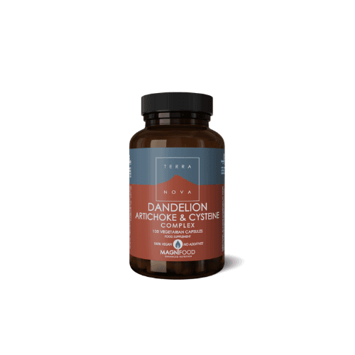 TERRA NOVA DANDELION ARTICHOKE & CYSTEINE COMPLEX X 50 VEGETARIAN CAPSULES, imazhi 1